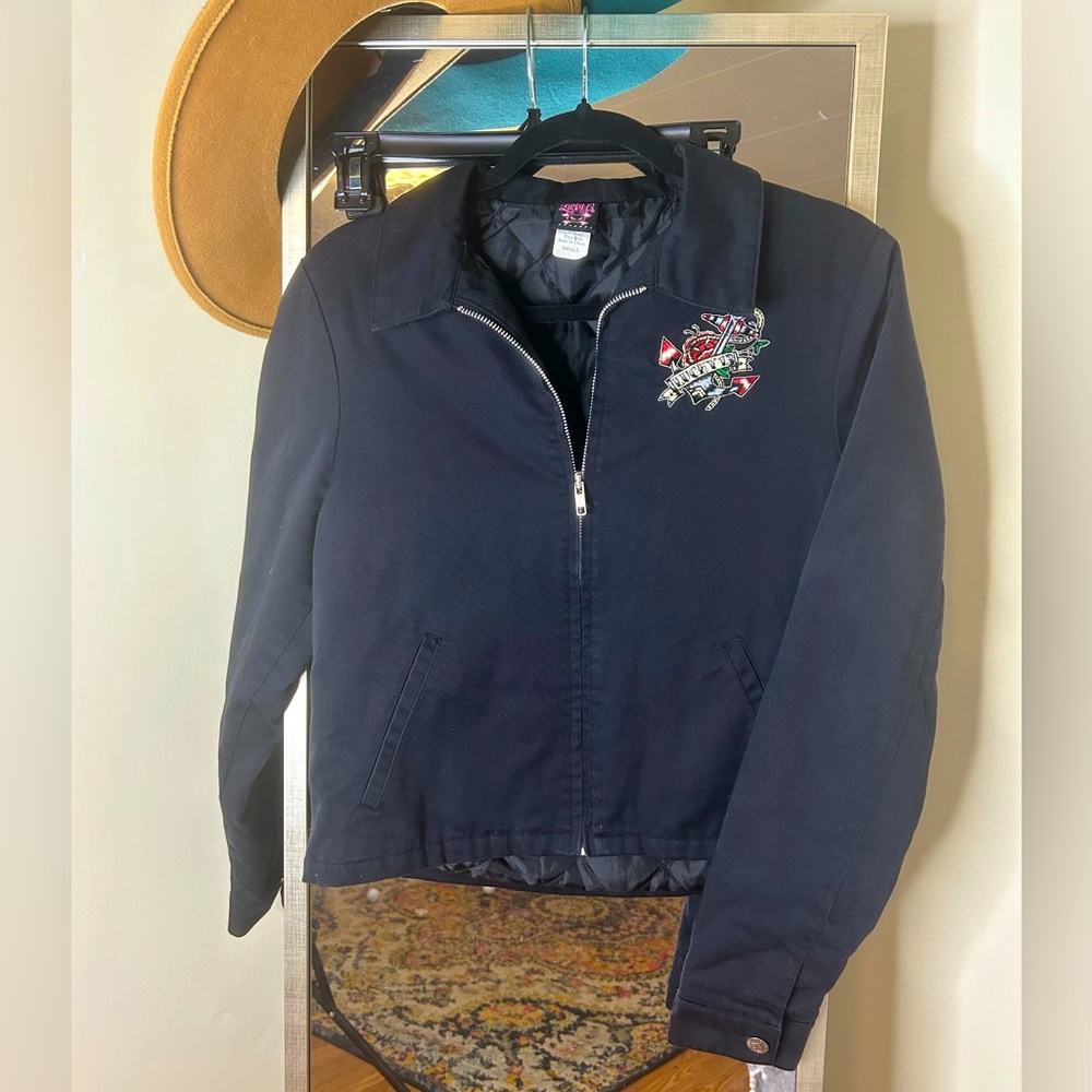 Lucky 13 Embroidered Jacket – Size Small – Edgy Rock Style